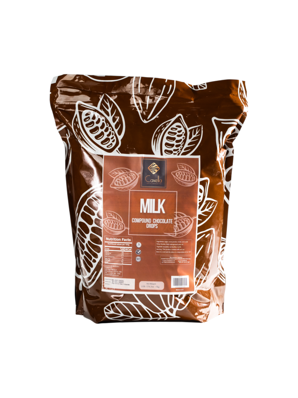 Cavella Milk Compound Chocolate — Available in Drops & Blocks