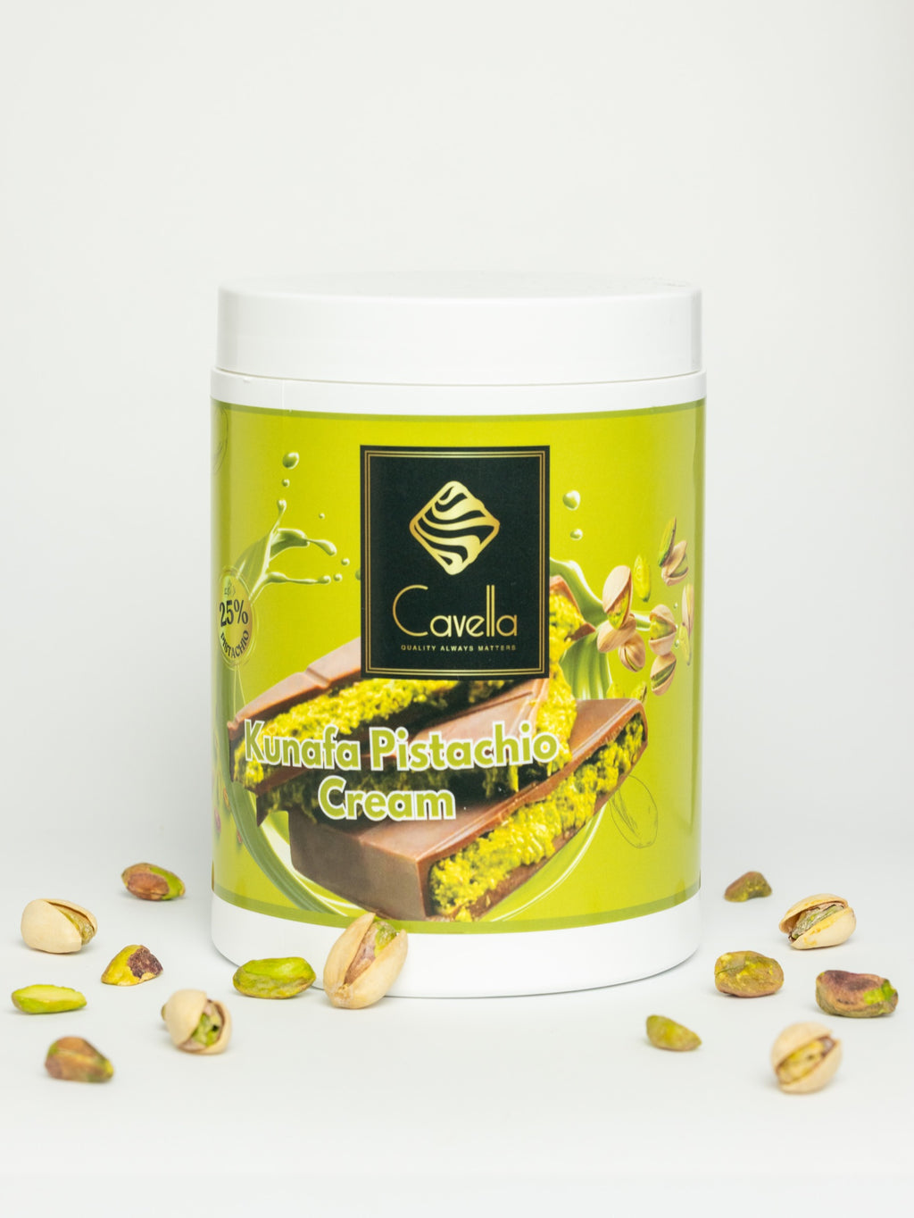 Cavella Kunafa Pistachio - Premium Cream