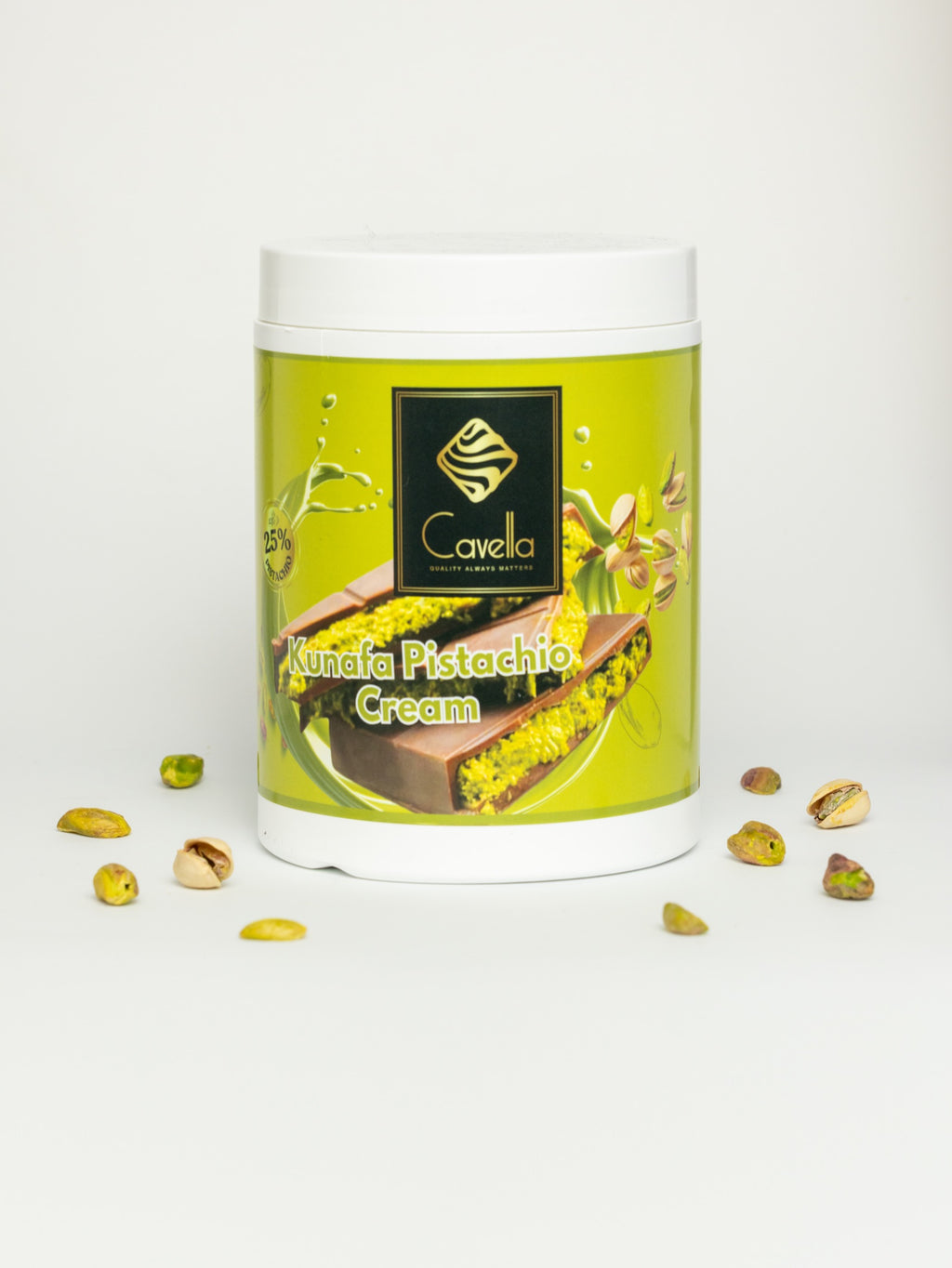 Cavella Kunafa Pistachio - Premium Cream